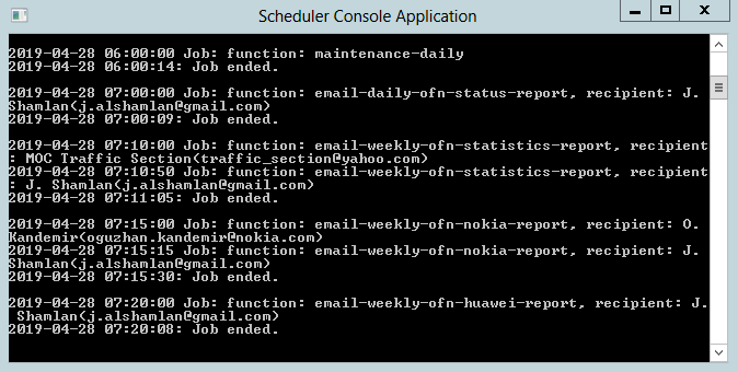 Scheduler Application